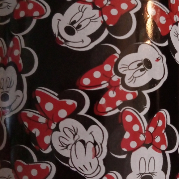 Disney Minnie Mouse Mug EUC Ages 14+ 3.5 inches diameter VTG Silver Buffalo - Picture 2 of 4